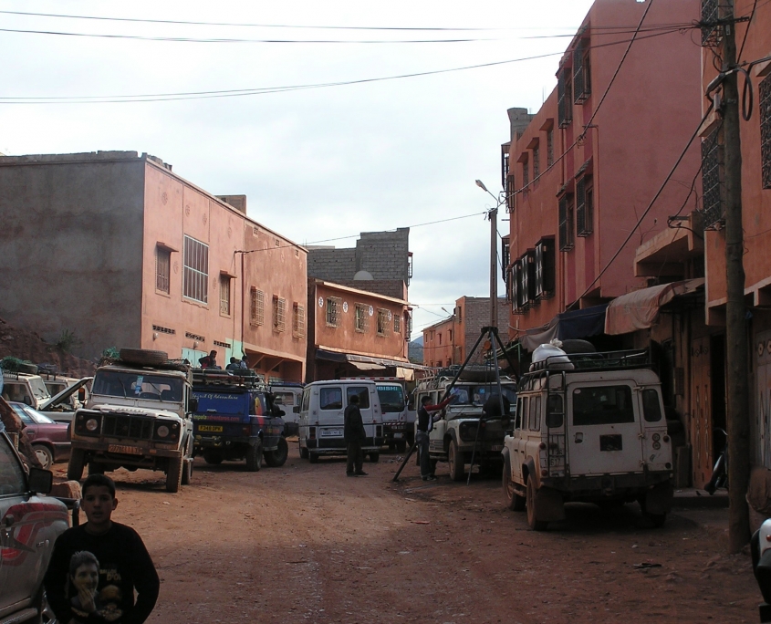 Ex-Tourist Land Rovers In Tighedouine, Morocco